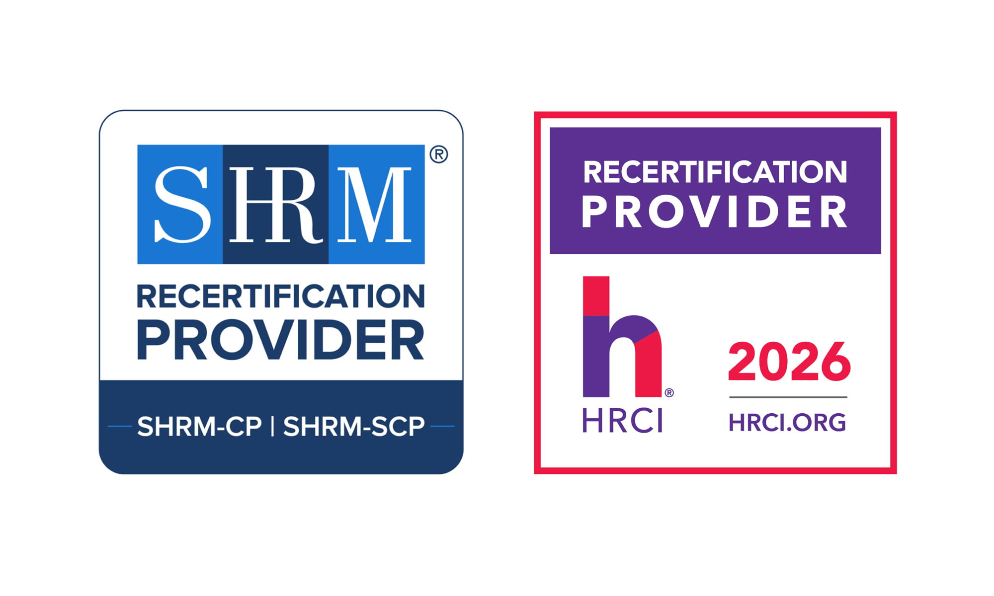 HRCI and SHRM Credits are awarded to those who stay for the duration of the webinar and will be delivered in a follow up email within 24-48 hours after the webinar ends.